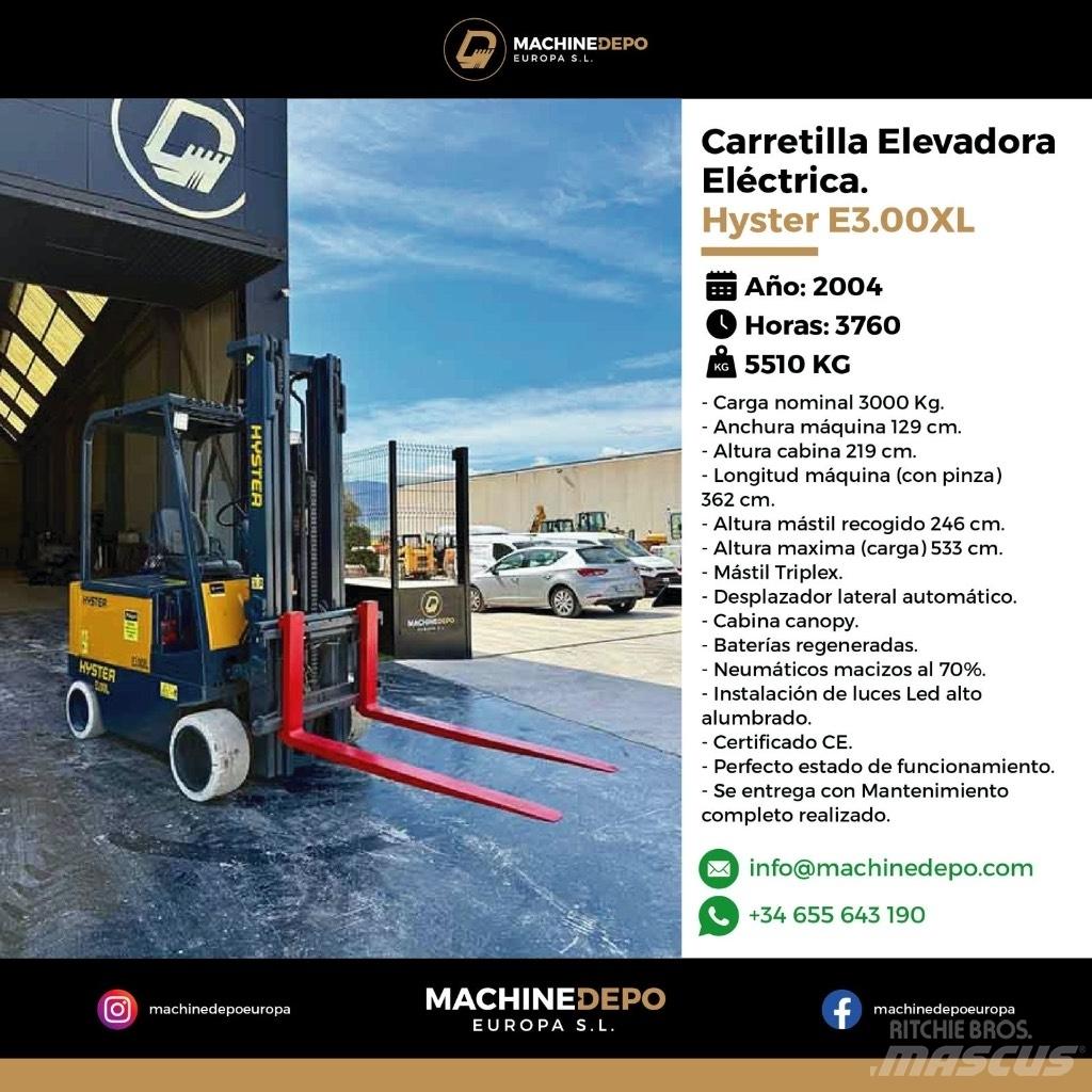 Hyster E3.00XL Wózki elektryczne