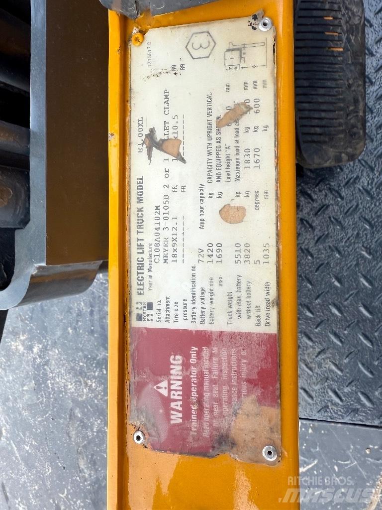 Hyster E3.00XL Wózki elektryczne
