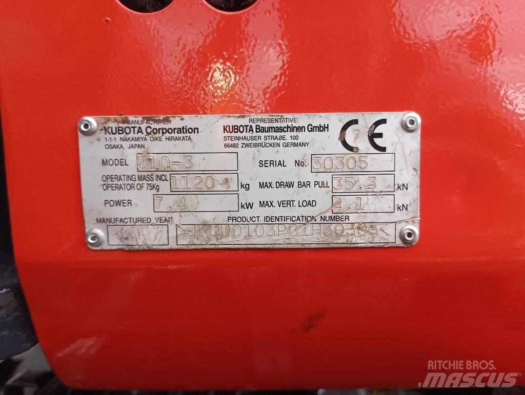 Kubota U 10 Minikoparki