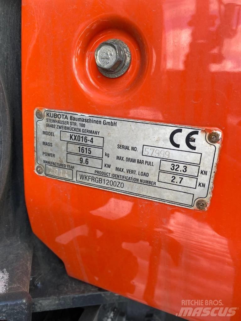 Kubota KX016-4 Minikoparki