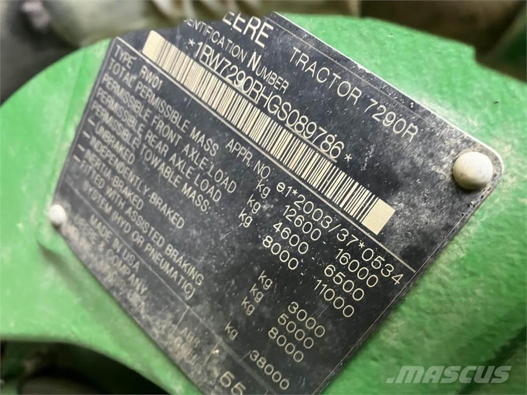 John Deere 7290R Ciągniki rolnicze