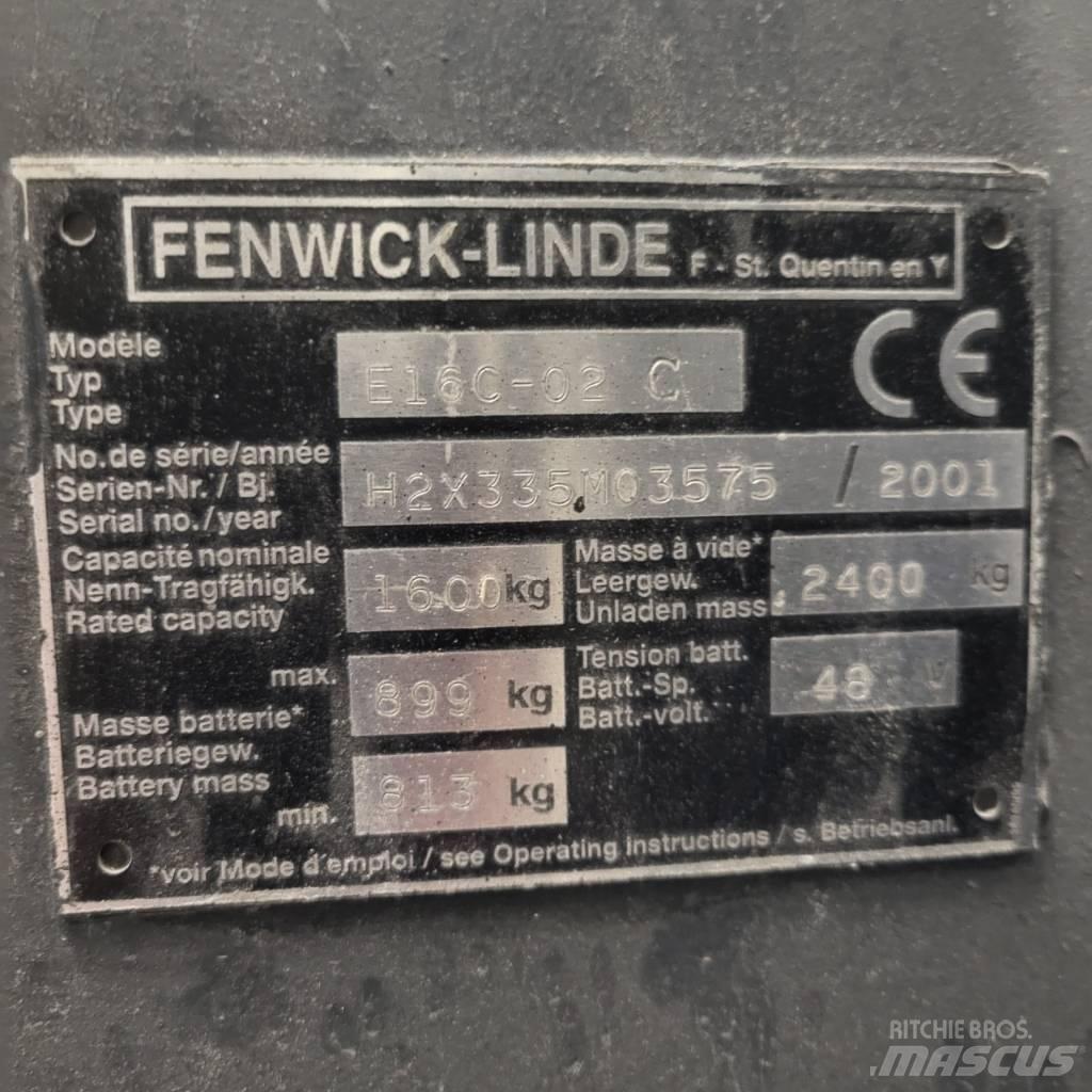 Linde E16C-02 Wózki elektryczne