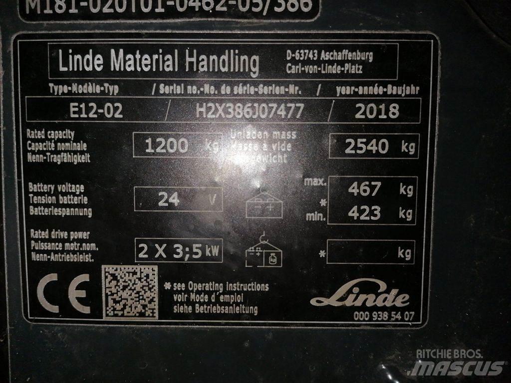 Linde E12-02 Wózki elektryczne