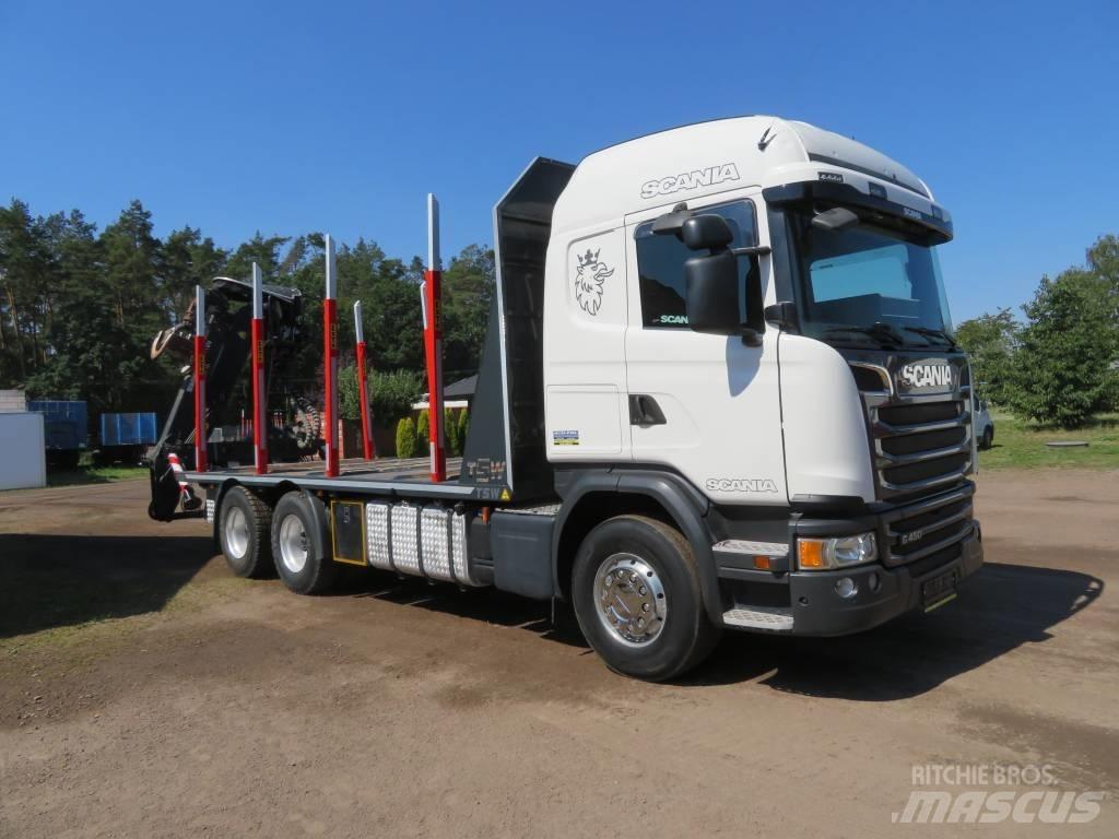 Scania G 450 Samochody do przewozu drewna