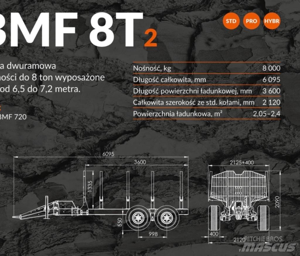 BMF 8T2 650 Przyczepy leśne