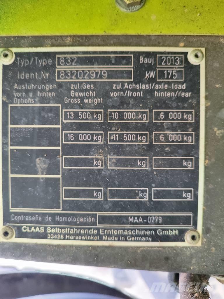 CLAAS Tucano 320 Kombajny zbożowe