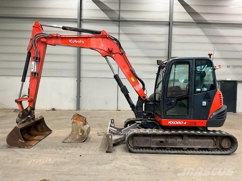 Kubota KX 080-4 Midikoparki  7t - 12t