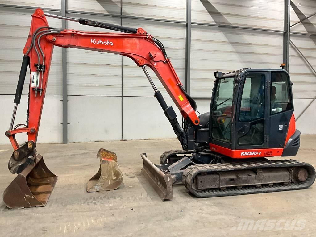 Kubota KX 080-4 Midikoparki  7t - 12t