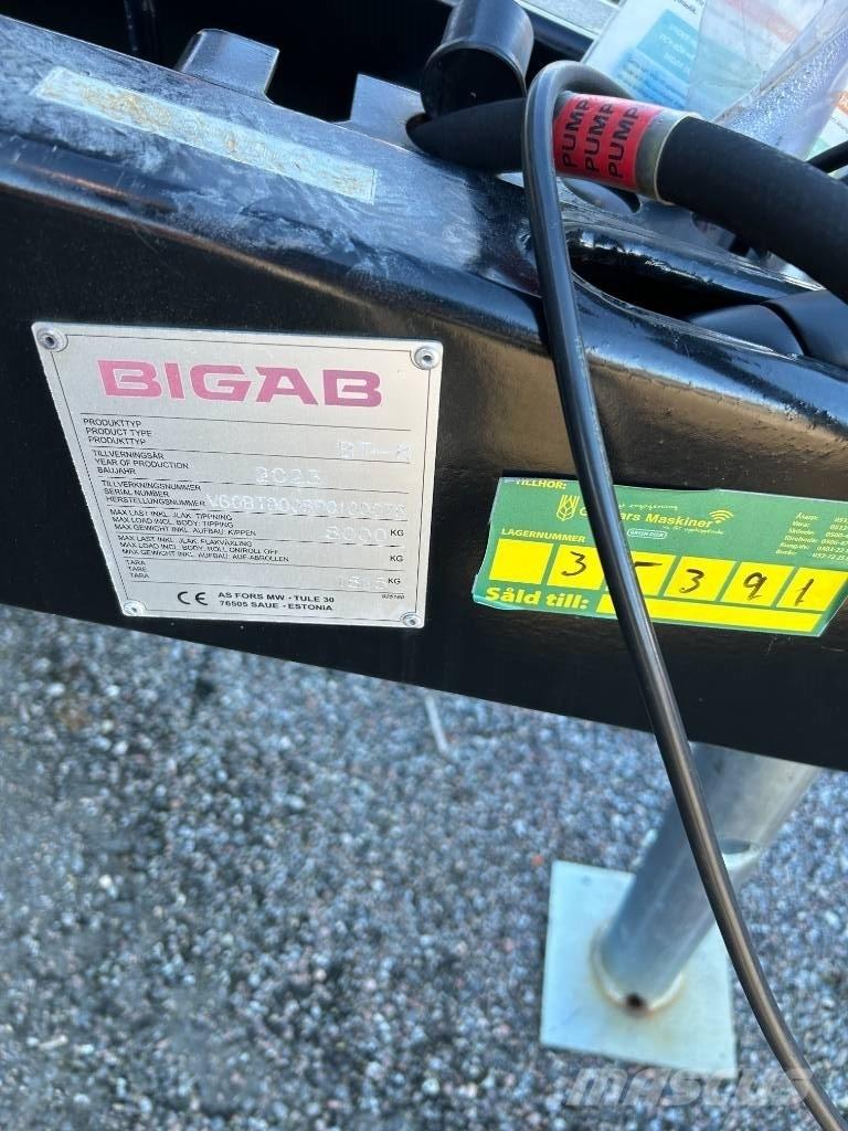 Bigab T8 DUMPERKÄRRA Inne przyczepy