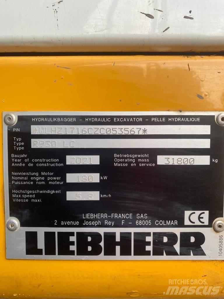 Liebherr R 930 LC Koparki gąsienicowe