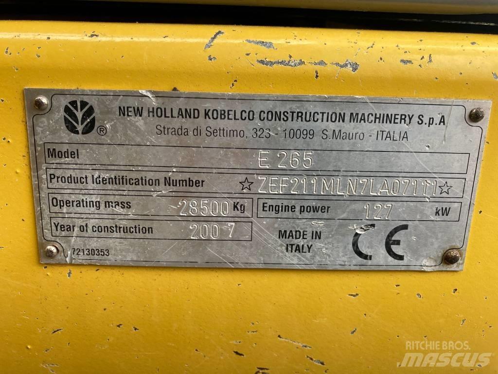 New Holland E 265 LC Koparki gąsienicowe