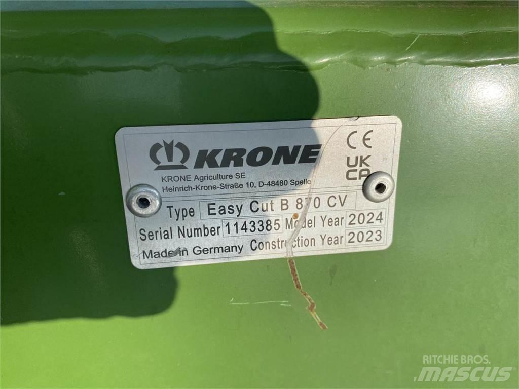 Krone EC B 870 CV Kosiarki