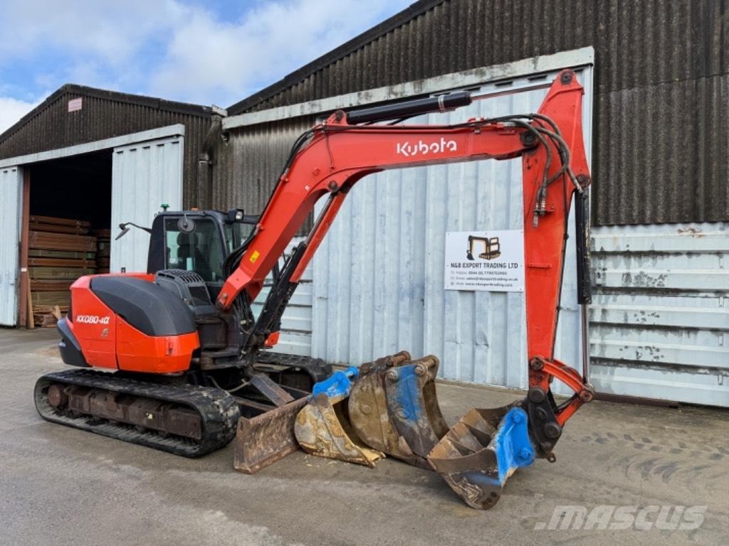 Kubota KX 080 Midikoparki  7t - 12t