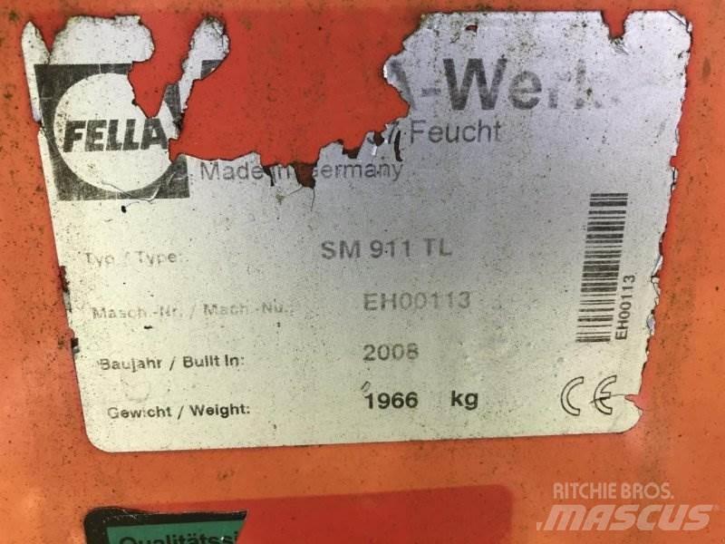 Fella SM 911 TL Kosiarki ze wstępną obróbka paszy