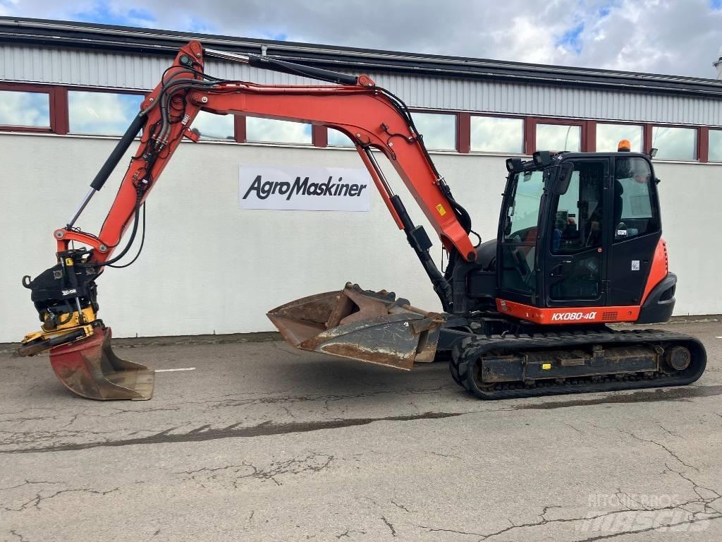 Kubota KX 080-4 Midikoparki  7t - 12t