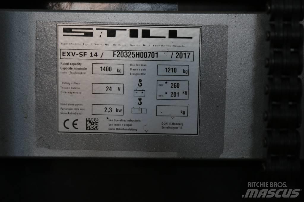Still EXVSF14 Wózki widłowe unoszące z dyszlem