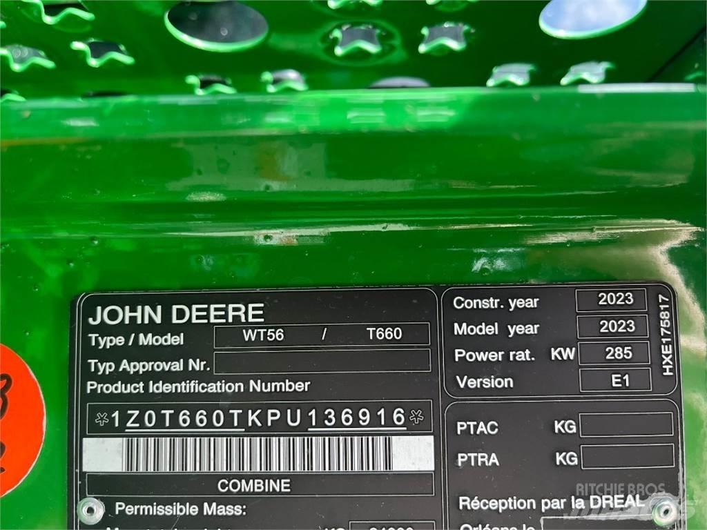 John Deere T660 Kombajny zbożowe