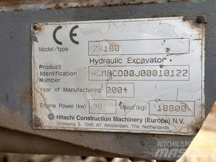 Hitachi ZX180 Koparki specjalne