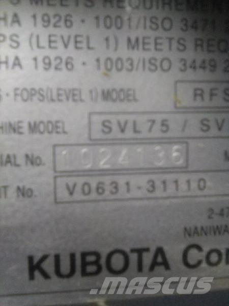 Kubota SVL 75-2 Ładowarki burtowe