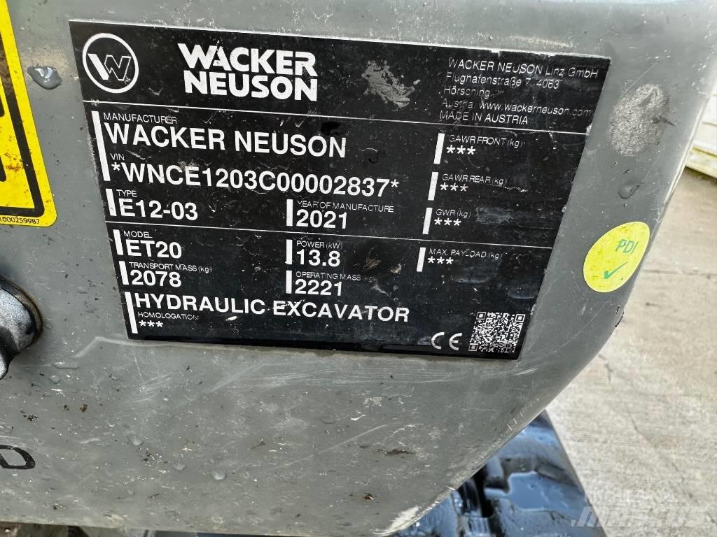 Wacker Neuson ET 20 Minikoparki