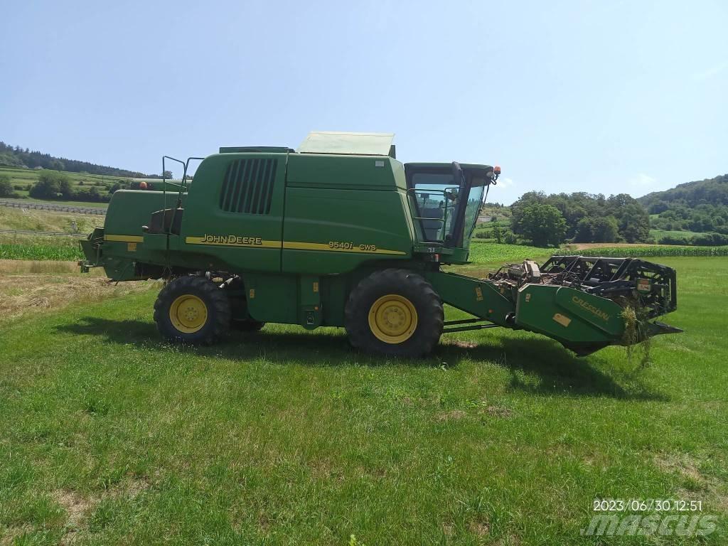John Deere 9540 CWS Kombajny zbożowe