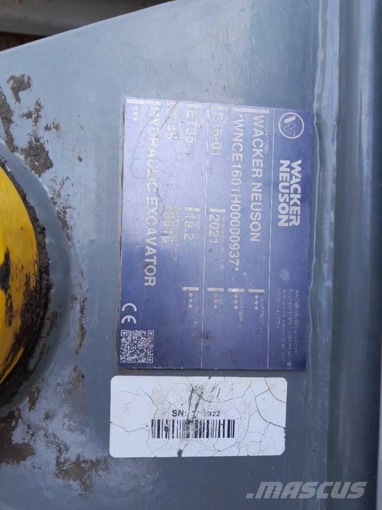 Wacker Neuson ET 35 Koparki gąsienicowe