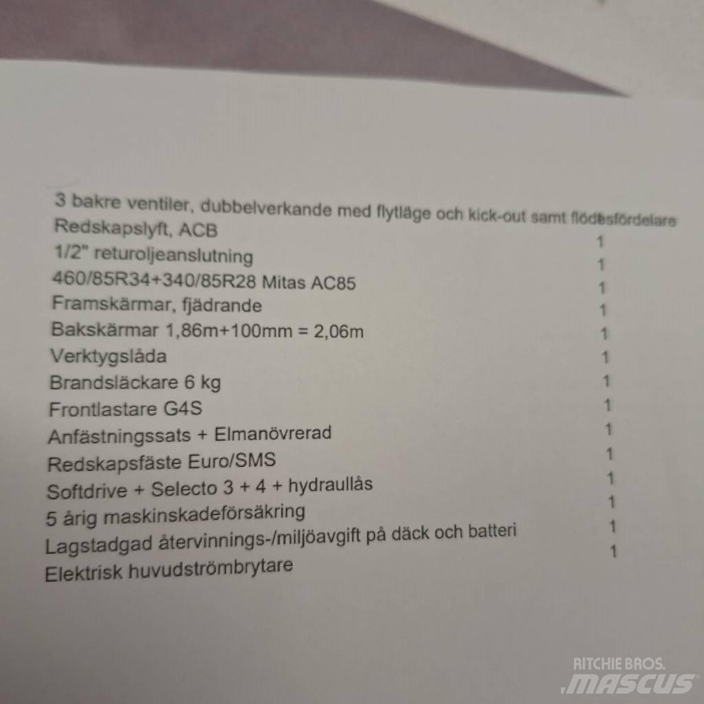 Valtra A114 MH4+L Ciągniki rolnicze