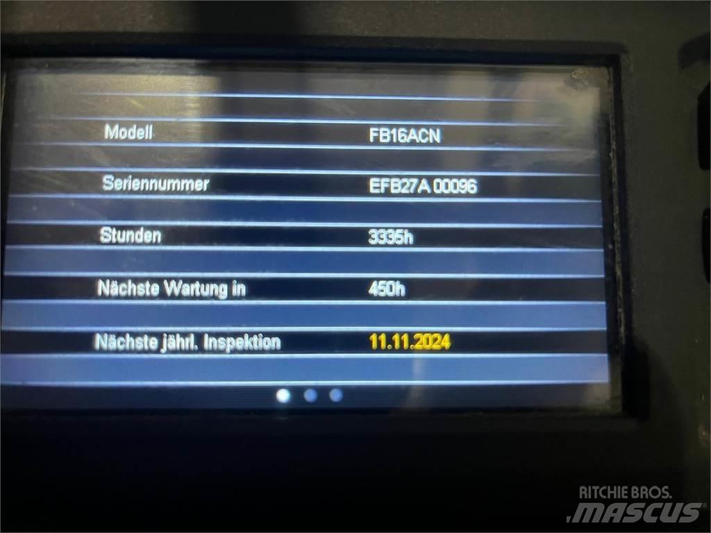 Mitsubishi FB16ACN Wózki elektryczne
