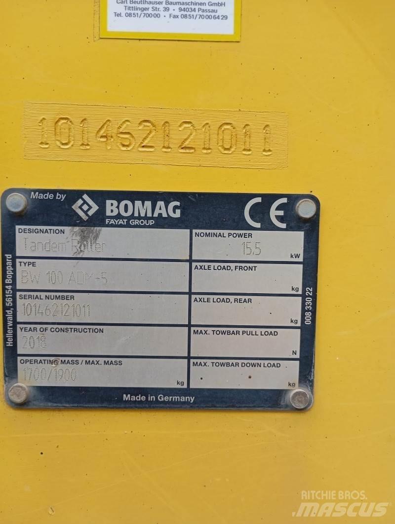 Bomag BW 100 ADM-5 Ubijaki wibracyjne