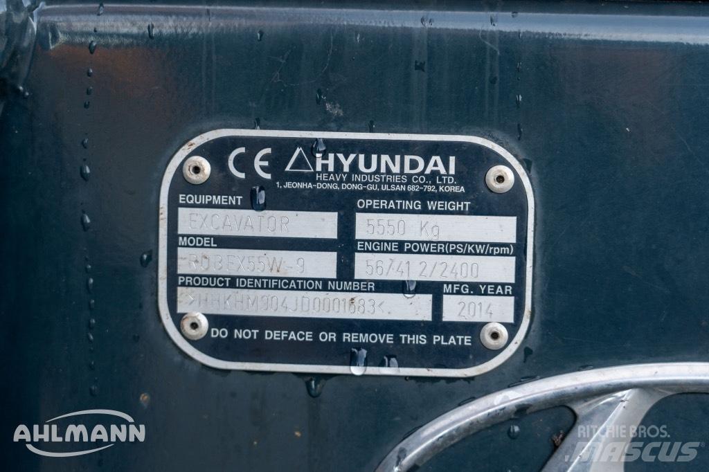 Hyundai R55W-9A Koparki kołowe