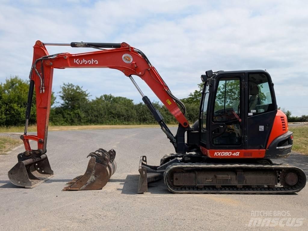 Kubota KX 080-4 Midikoparki  7t - 12t