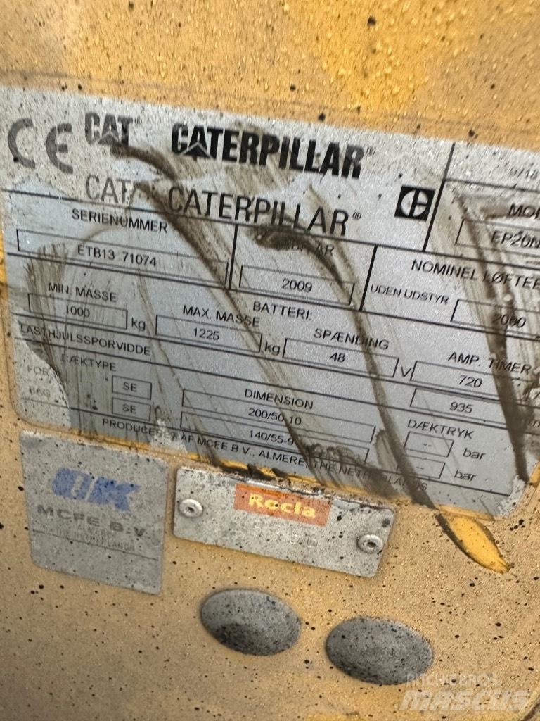 CAT EP20 Wózki elektryczne