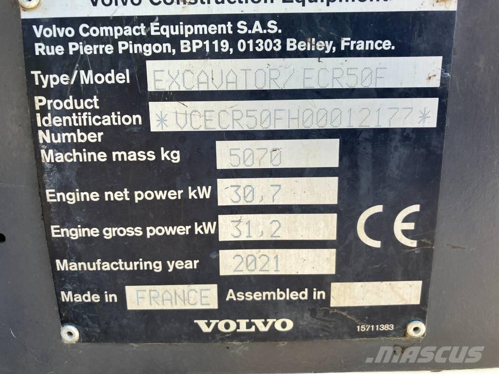 Volvo ECR 50 F Minikoparki