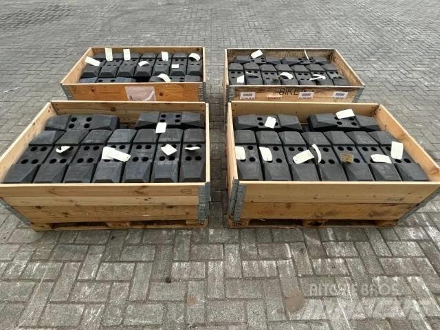  Rubber Pads Gąsienice, łańcuchy i podwozia
