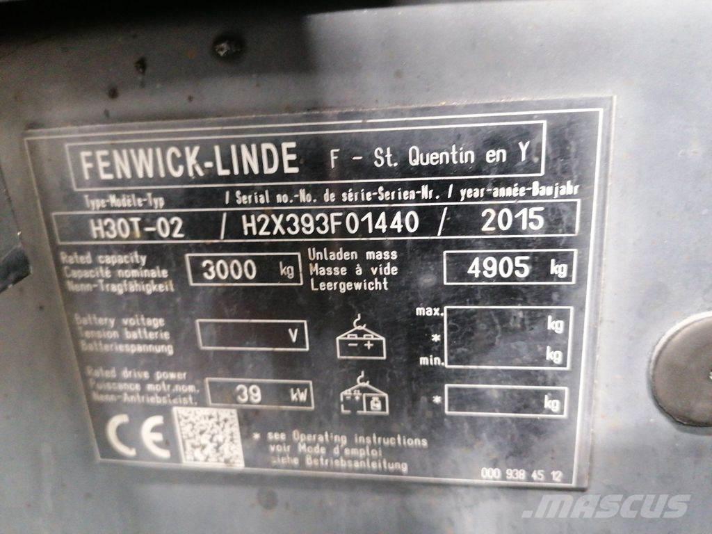 Linde H30T-02 Wózki LPG