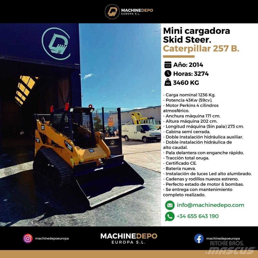 CAT 257 B Ładowarki gąsienicowe