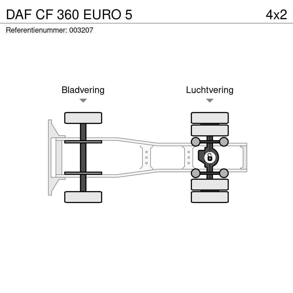 DAF CF 360 EURO 5 Ciągniki siodłowe