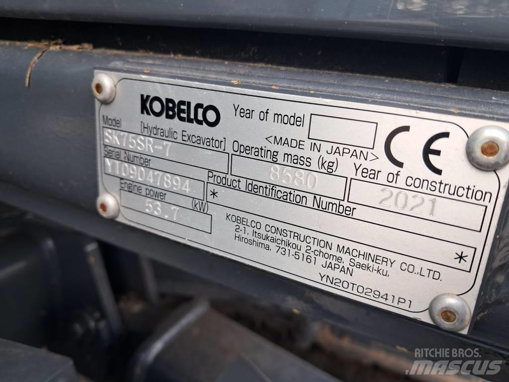Kobelco SK75SR-7 Midikoparki  7t - 12t