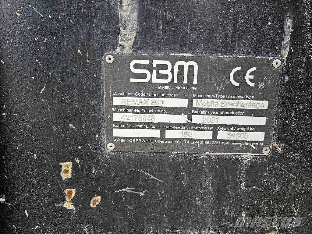 SBM Remax 300 Kruszarki mobilne