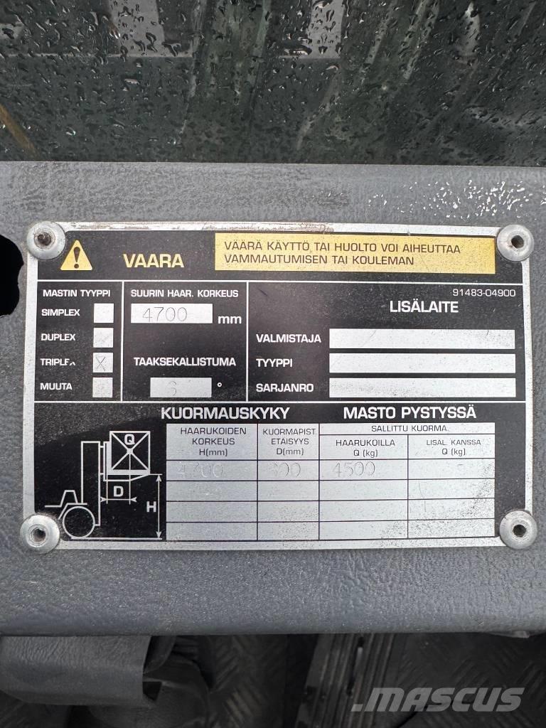 Mitsubishi FD 45 Wózki Diesla