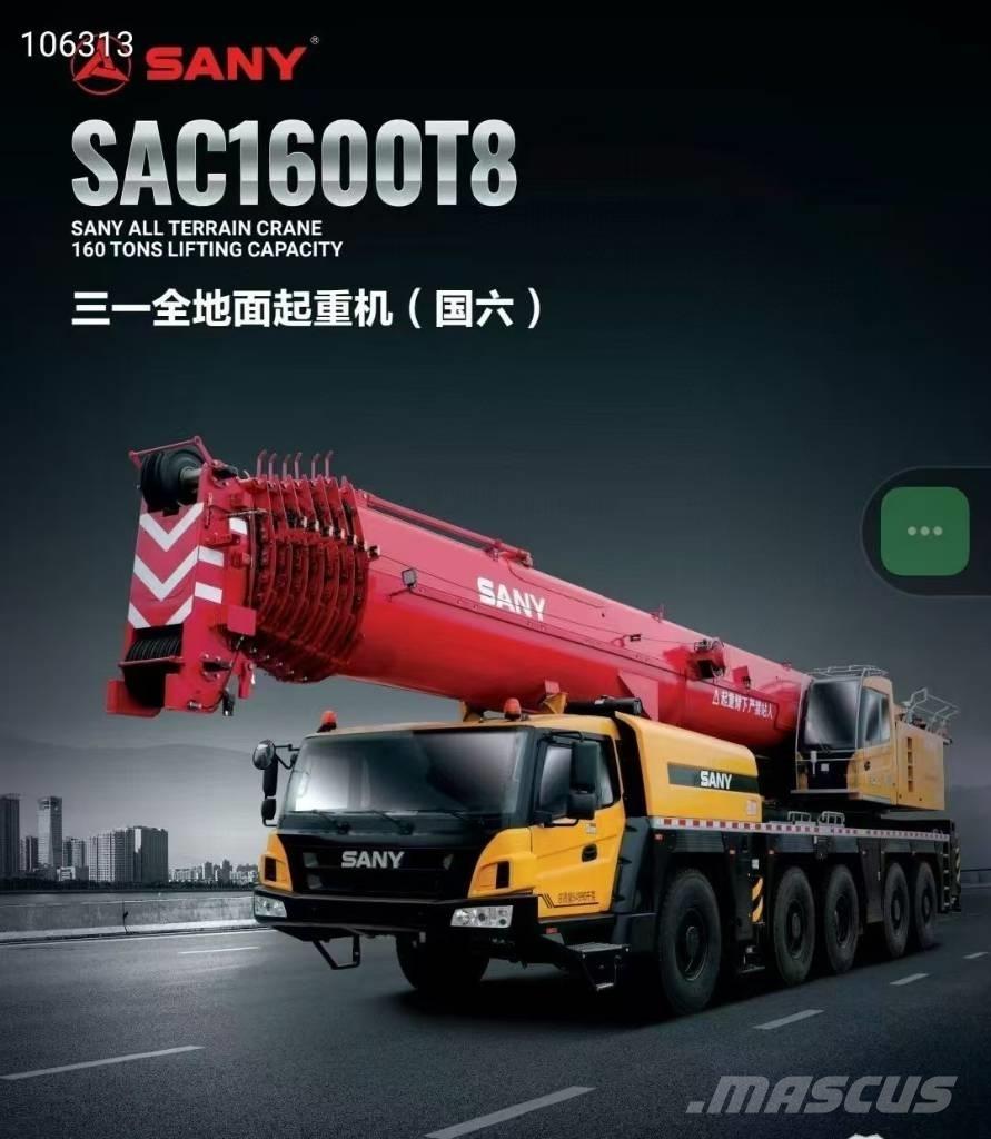 Sany SANY 160 Tons Żurawie szosowo-terenowe