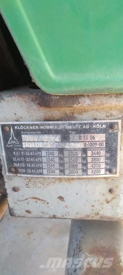 Deutz-Fahr D 5506 Ciągniki rolnicze