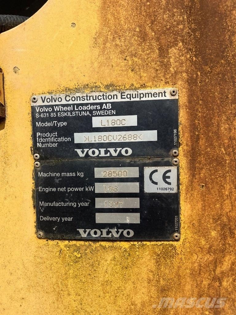Volvo L180c Ładowarki kołowe