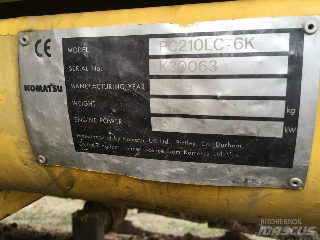 Komatsu PC210LC-6K Koparki gąsienicowe