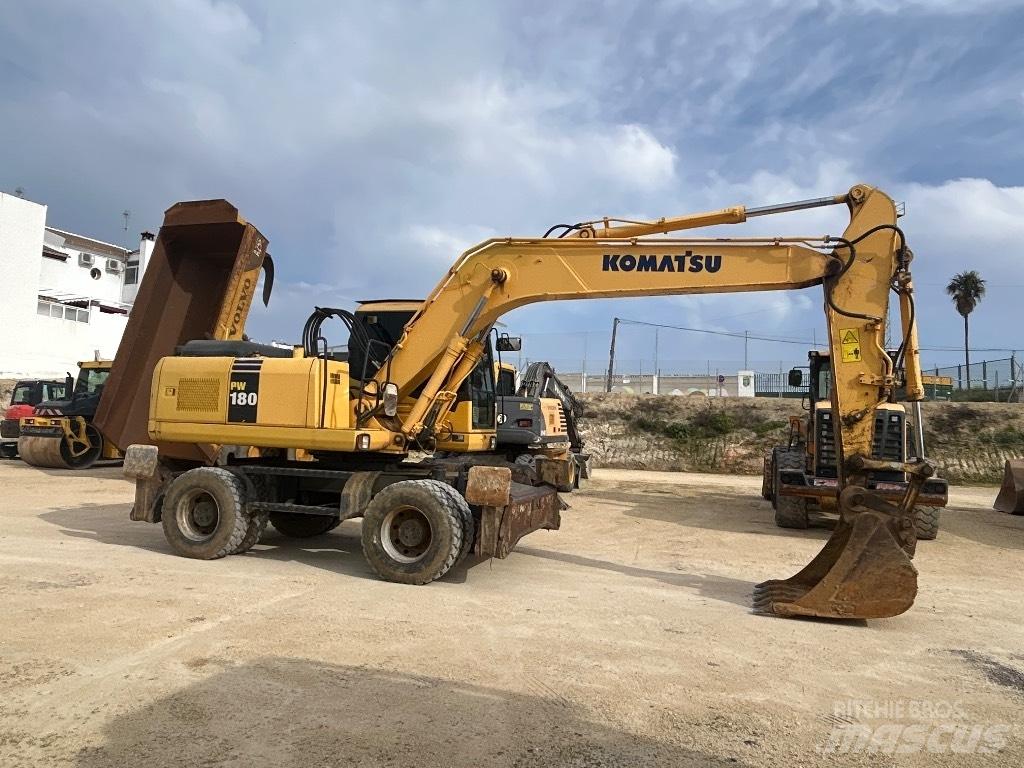 Komatsu PW 180 Koparki kołowe