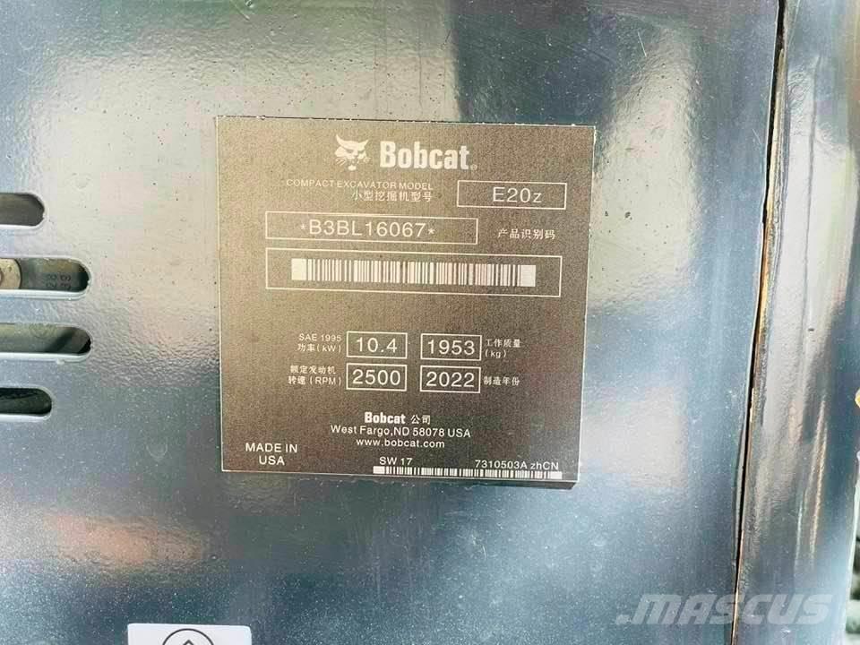 Bobcat E20z Minikoparki