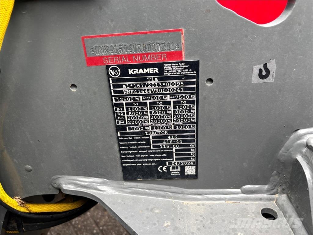 Kramer KT557 Ładowarki teleskopowe