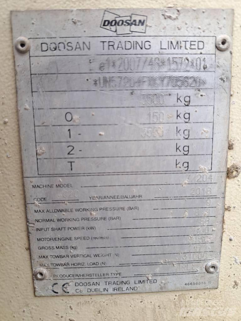 Doosan 7/204 Kompresory