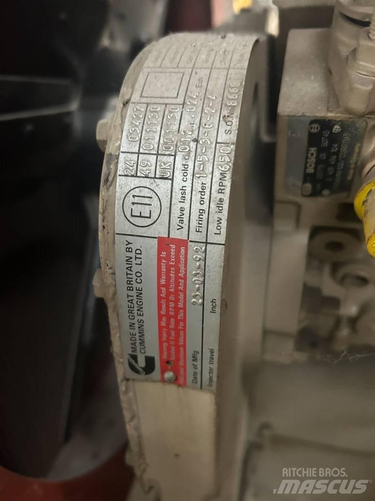 Cummins 6CTA8.3 Agregaty prądotwórcze Diesla