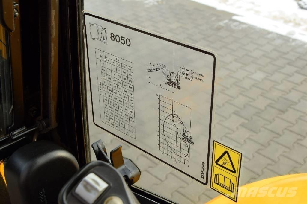 JCB 8050 RTS Minikoparki